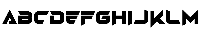 Angas Ultra Font UPPERCASE