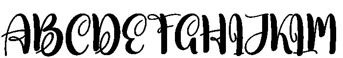 Angel Barbie Font UPPERCASE