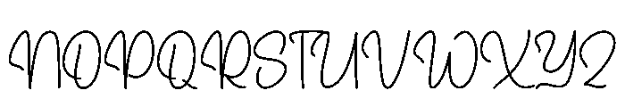 Angel Sometimes Font UPPERCASE