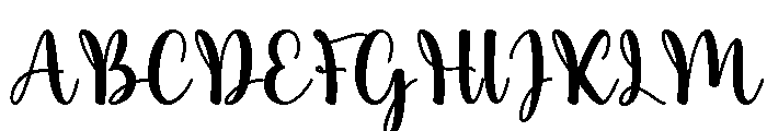 Angel3 Font UPPERCASE