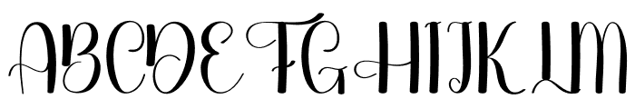 Angela Adventure Font UPPERCASE