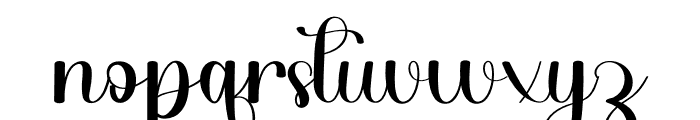 Angela Adventure Font LOWERCASE