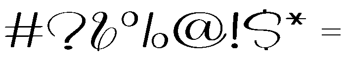 Angela Beautiful Font OTHER CHARS