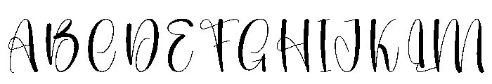 Angela Beauty Font UPPERCASE