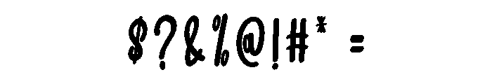 Angela Holiday Font OTHER CHARS