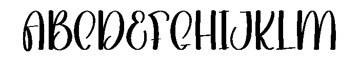 Angela Holiday Font UPPERCASE
