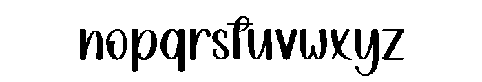 Angela Holiday Font LOWERCASE