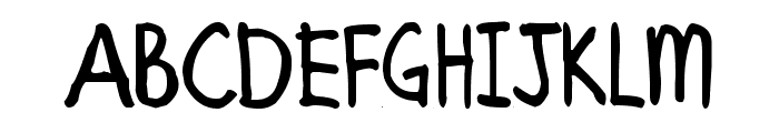Angela's Handwriting Font UPPERCASE