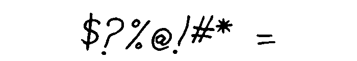 Angeli2 Font OTHER CHARS