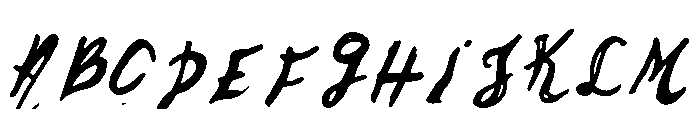 Angeli2 Font UPPERCASE