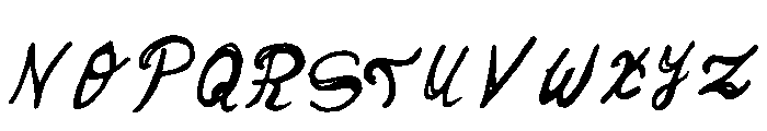 Angeli2 Font UPPERCASE