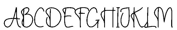 Angelie Signature Font UPPERCASE