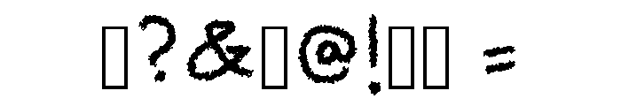 Angelknives Regular Font OTHER CHARS