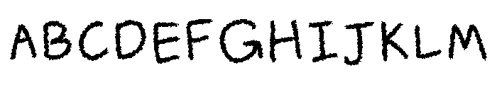 Angelknives Regular Font UPPERCASE