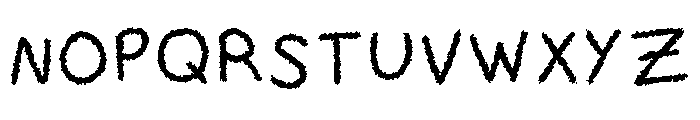 Angelknives Regular Font UPPERCASE