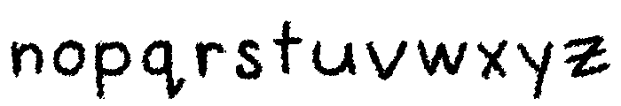 Angelknives Regular Font LOWERCASE