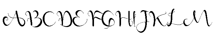 Angellica- PERSONAL USE Font UPPERCASE