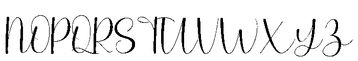 Angellica Font UPPERCASE