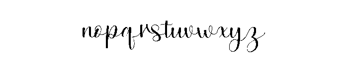 Angellica Font LOWERCASE