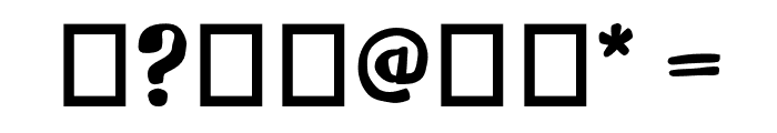 Angellin Freaky Regular Font OTHER CHARS