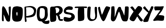 Angellin Freaky Regular Font UPPERCASE