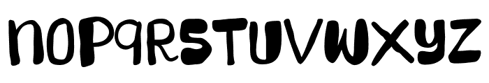 Angellin Freaky Regular Font LOWERCASE