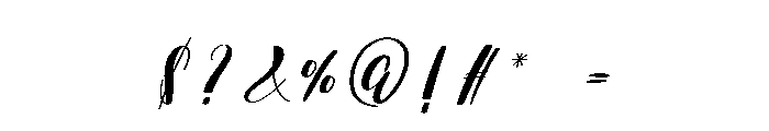 Angellina2 Font OTHER CHARS