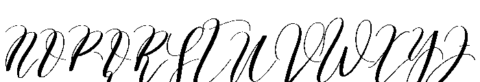 Angellina2 Font UPPERCASE