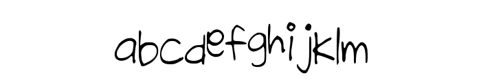Angelshand Font LOWERCASE