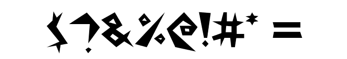 Anger Font OTHER CHARS