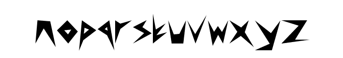 Anger Font LOWERCASE