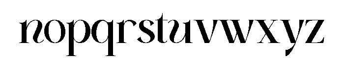 Angida Font LOWERCASE