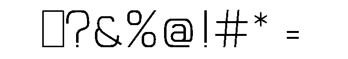 Anglean Font OTHER CHARS
