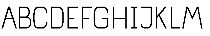 Anglean Font UPPERCASE
