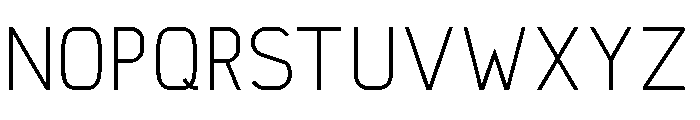 Anglean Font UPPERCASE