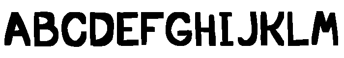 Anglerhand Font UPPERCASE