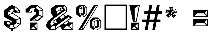 Angles Octagon Font OTHER CHARS