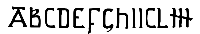 Anglo-Saxon Project Font UPPERCASE