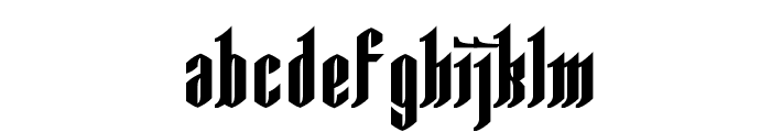 AngloYsgarth Bold Font LOWERCASE