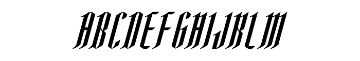 AngloYsgarth Italic Font UPPERCASE
