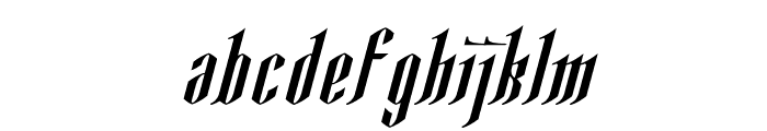 AngloYsgarth Italic Font LOWERCASE