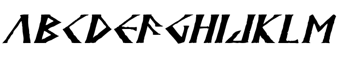 Anglodavek Italic Font LOWERCASE