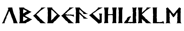 Anglodavek Font UPPERCASE