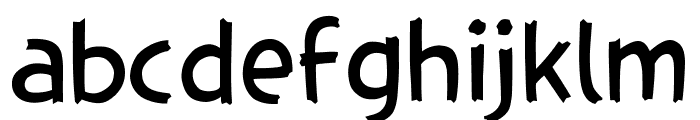AngryBirdsText Regular Font LOWERCASE