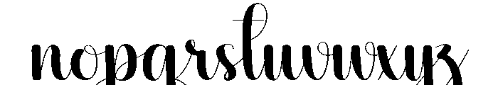 Angry Font LOWERCASE