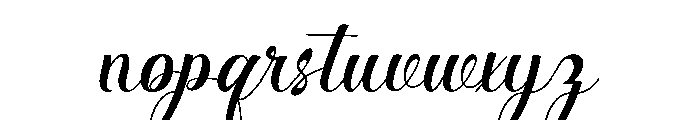 Anguilla Font LOWERCASE