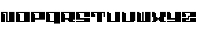 Angulo Black Font LOWERCASE