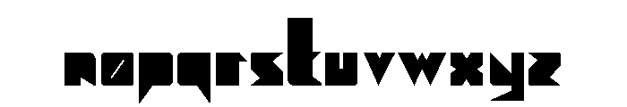 Angulo Font LOWERCASE