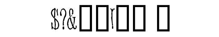 Anhedonia Font OTHER CHARS