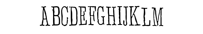 Anhedonia Font UPPERCASE